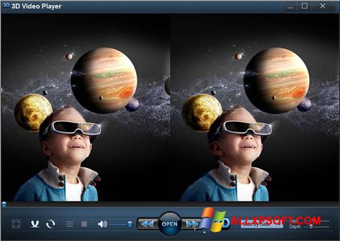 צילום מסך 3D Video Player Windows XP