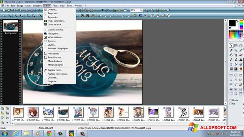 צילום מסך PhotoFiltre Studio X Windows XP
