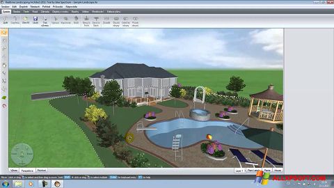 צילום מסך Realtime Landscaping Architect Windows XP