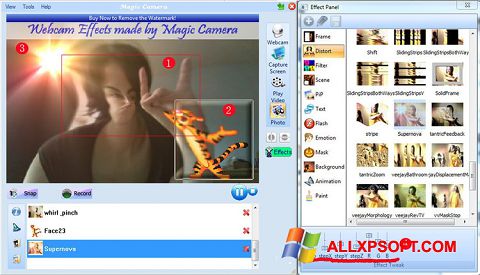 צילום מסך Magic Camera Windows XP