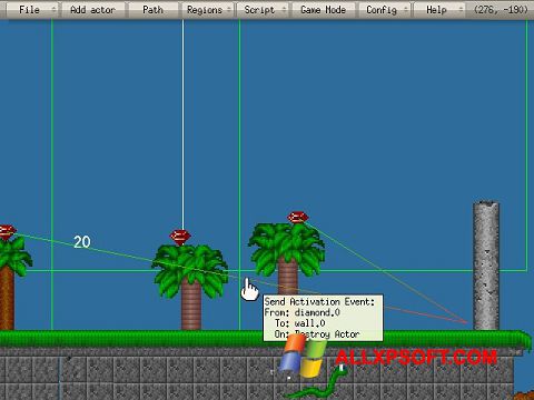צילום מסך Game Editor Windows XP