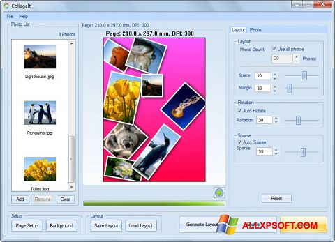 צילום מסך CollageIt Windows XP