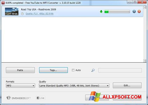 צילום מסך Free YouTube to MP3 Converter Windows XP