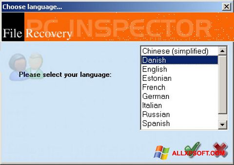 צילום מסך PC Inspector File Recovery Windows XP