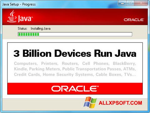 צילום מסך Java Runtime Environment Windows XP