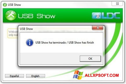 צילום מסך USB Show Windows XP