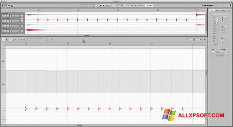 צילום מסך Melodyne Windows XP