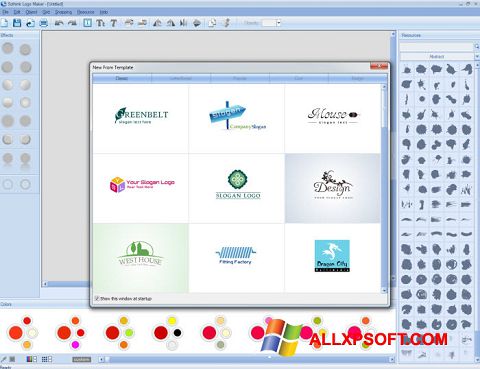 צילום מסך Sothink Logo Maker Windows XP