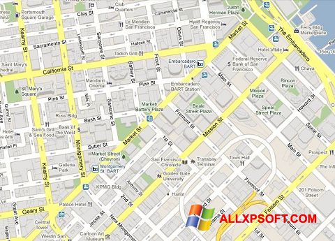 צילום מסך Google Maps Windows XP