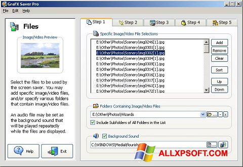 צילום מסך VideoSaver Windows XP