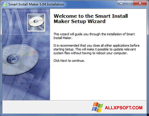 צילום מסך Smart Install Maker Windows XP