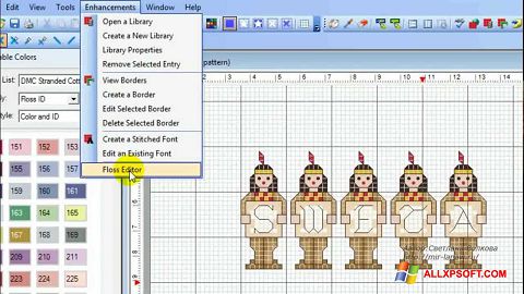 צילום מסך Stitch Art Easy Windows XP