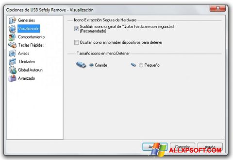 צילום מסך USB Safely Remove Windows XP
