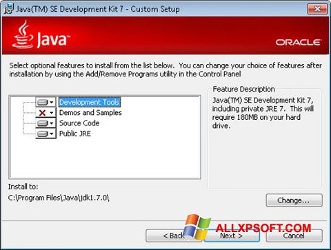 צילום מסך Java Development Kit Windows XP