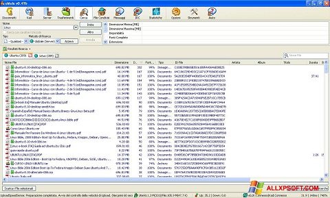 צילום מסך eMule Windows XP