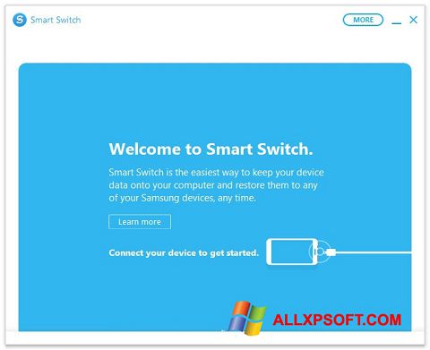 צילום מסך Samsung Smart Switch Windows XP