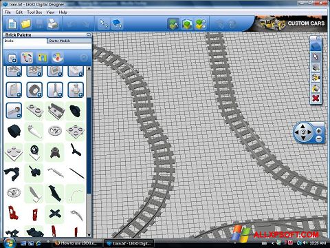 צילום מסך LEGO Digital Designer Windows XP