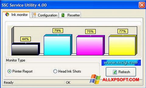 צילום מסך SSC Service Utility Windows XP
