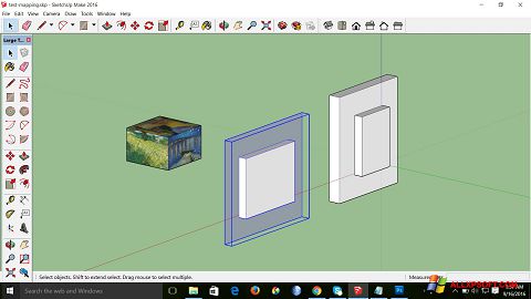 צילום מסך SketchUp Make Windows XP