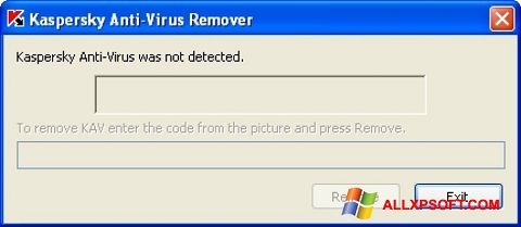 צילום מסך KAVremover Windows XP