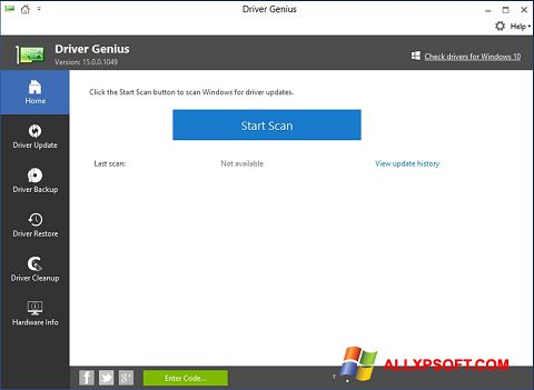 צילום מסך DriverScanner Windows XP