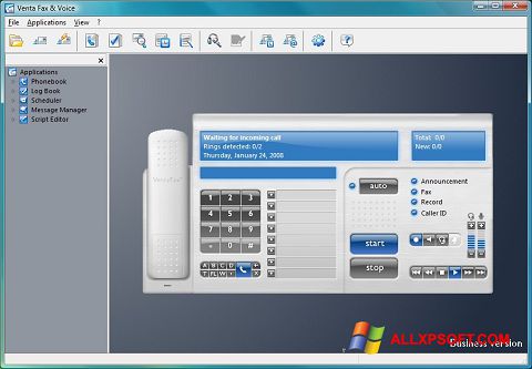 צילום מסך VentaFax Windows XP