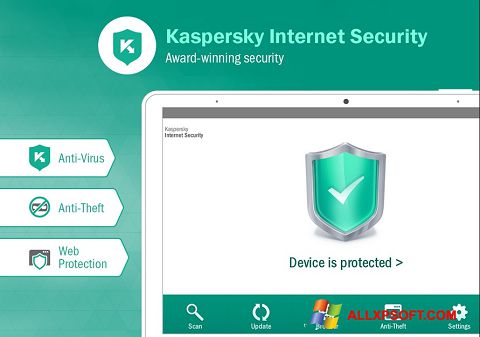 צילום מסך Kaspersky Internet Security Windows XP