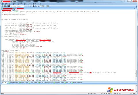 צילום מסך SecureCRT Windows XP