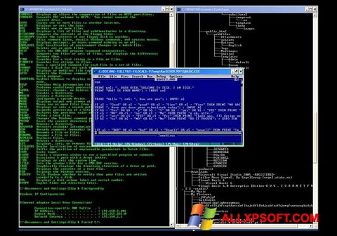 צילום מסך QBasic Windows XP