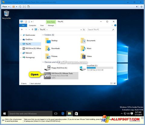צילום מסך Virtual CD Windows XP