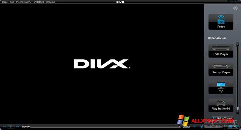 צילום מסך DivX Player Windows XP
